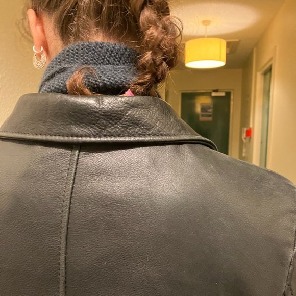 Dimitri Couture Vintage Montreal made Leather Jacket - Picture 5 of 7